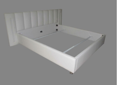 Leather Design Bed Double Beds Marriage Modern Hotel Frame Sleep Room